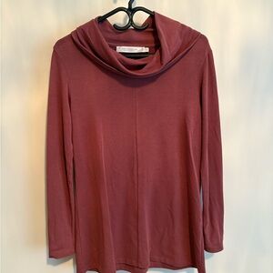 Simons Burgundy Cowl Neck Sweater